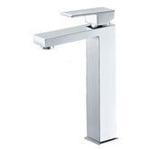 Acl Rosa High Rise Basin Mixer Flat Chrome